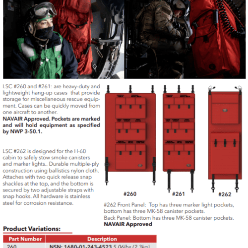 260-RS Rescue Case Replacement Strap